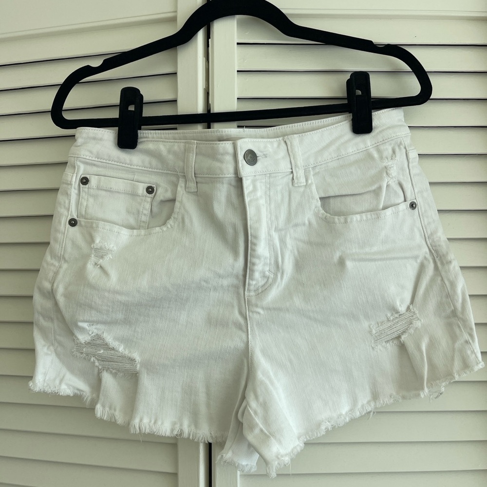 BP White cutoff Jean Shorts
